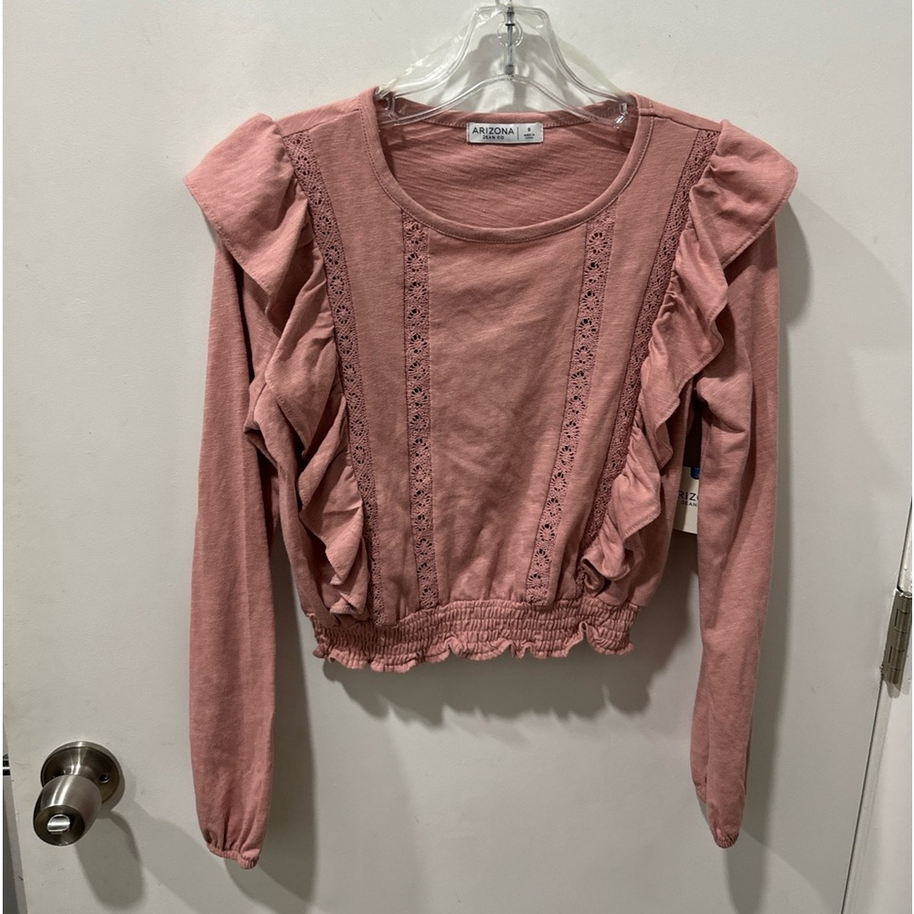 Arizona jeans Company, ladies top with ruffles
